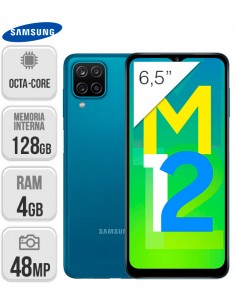 Samsung : M127 Galaxy M12 4/128GB - Azul