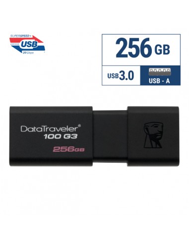 Kingston : Pendrive DT100G3 256GB (blíster)