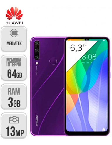 Huawei : Y6P 3/64GB - Morado