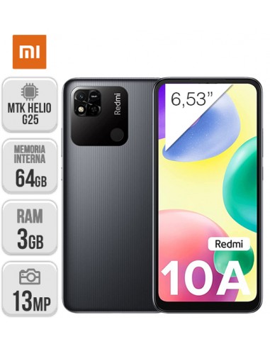 Xiaomi : Redmi 10A DS 3/64GB - gris
