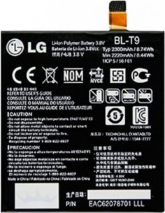 Lg : Batería BL-T9 2300 mAh...