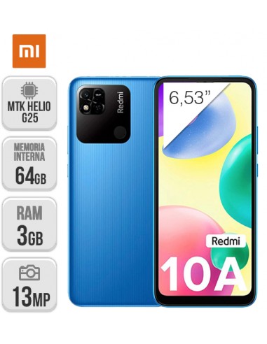 Xiaomi : Redmi 10A DS 3/64GB - azul