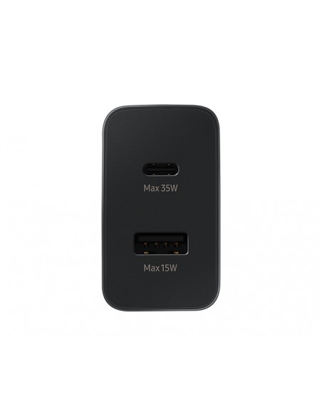 Samsung : Cargador de red EP-TA220 Duo (1 x USB-C 35W / 1 x USB-A 15W) - negro (blíster)