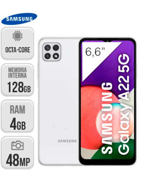 Samsung : A226 Galaxy A22 5G 4/128GB - Blanco