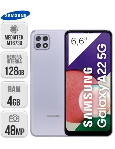 Samsung : A226 Galaxy A22 5G 4/128GB - Morado