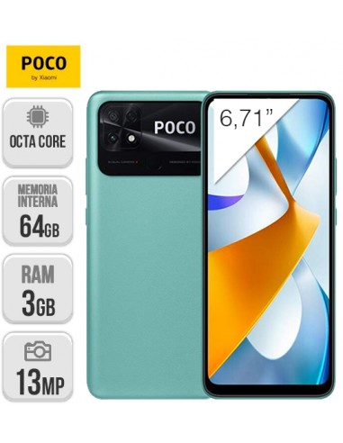 Xiaomi : Poco C40 3/64GB - verde