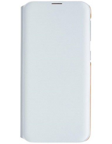 Samsung : Funda Wallet Cover - Galaxy A20e - blanca (blíster)