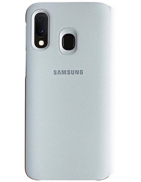 Samsung : Funda Wallet Cover - Galaxy A20e - blanca (blíster)