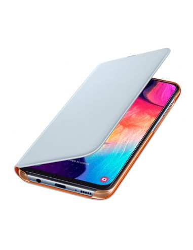 Samsung : Funda Wallet Cover - Galaxy A50 - blanca (blíster)