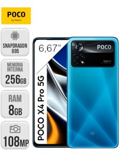 Xiaomi : Poco X4 Pro 8/256GB - Azul