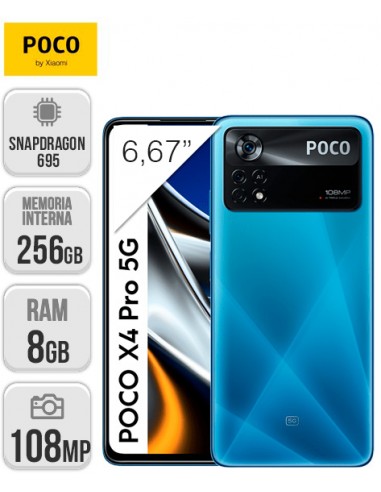 Xiaomi : Poco X4 Pro 8/256GB - Azul