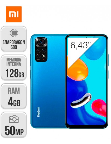 Xiaomi : Redmi Note 11 4/128GB - Azul