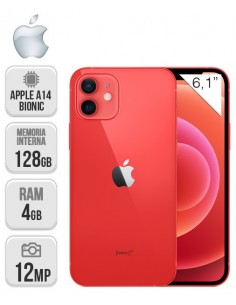 Apple : iPhone 12 128GB - Rojo