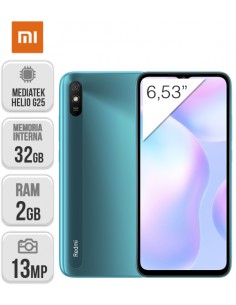 Xiaomi : Redmi 9A DS 2/32GB - Verde Majestuoso