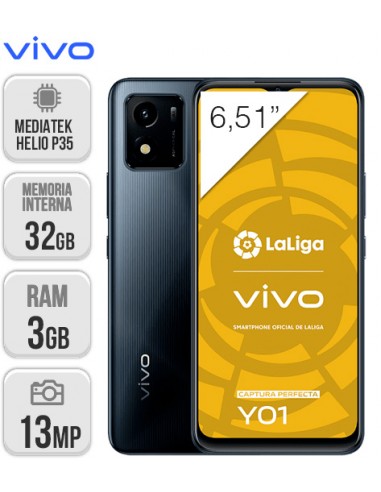 Vivo : Y01 HD 3/32GB - negro