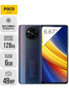 Xiaomi : Pocophone X3 Pro 6/128GB - Negro Fantasma