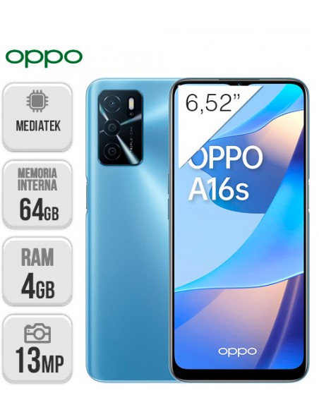 Oppo : A16s NFC 4/64GB - azul
