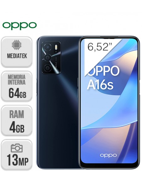 Oppo : A16s NFC 4/64GB - negro