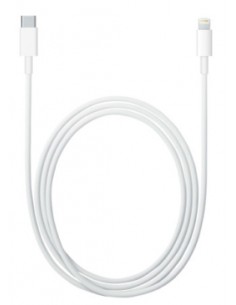 Apple : Cable de datos MKQ42ZM/A (USB-C / Lightning) 2m (bulk)