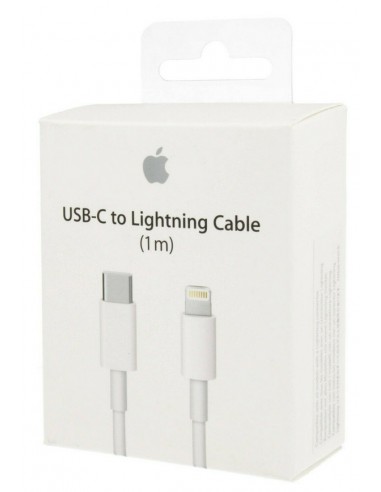 Apple : Cable de datos MQGJ2ZM/A (USB-C / Lightning) 1m (blíster)