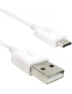 Samsung : Cable de datos EP-DG925 - blanco (microUSB 1.2m) (bulk)