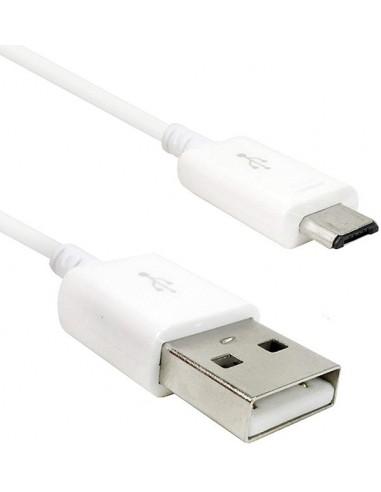 Samsung : Cable de datos EP-DG925 - blanco (microUSB 1.2m) (bulk)