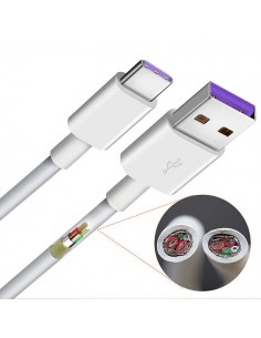 Huawei : Cable de datos HL1289 (USB-C) - blanco (bulk) 2