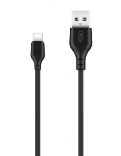 XO : Cable de datos NB103 (USB-A / USB-C) - negro (blíster)