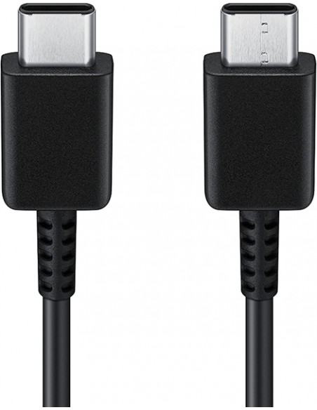 Samsung : Cable de datos EP-DA705 (USB-C / USB-C) 25W - 1m - negro (blíster)