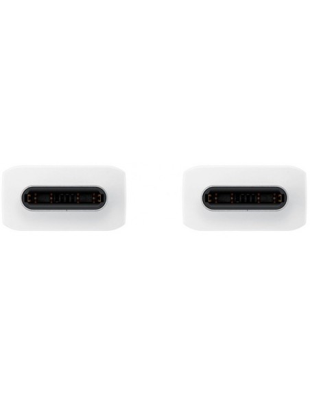 Samsung : Cable de datos EP-DX510 (USB-C / USB-C) 45W - 1.8m - blanco (blíster)