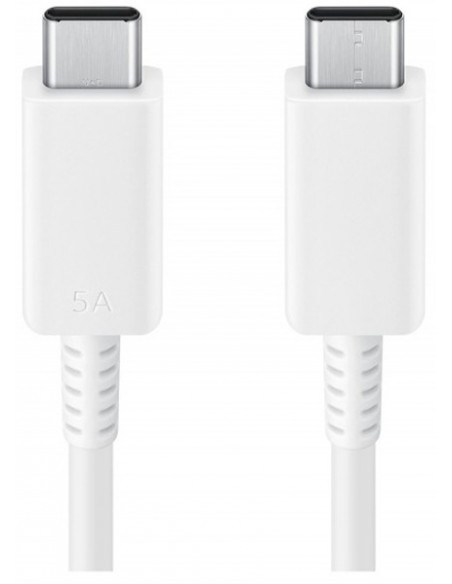 Samsung : Cable de datos EP-DX510 (USB-C / USB-C) 45W - 1.8m - blanco (blíster)