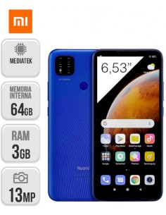 Xiaomi : Redmi 9C NFC 3/64GB - Azul crepúsculo
