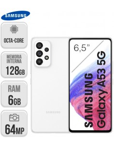 Samsung : A536 Galaxy A53 5G 6/128GB - Blanco