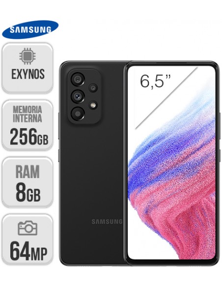 Samsung : A536 Galaxy A53 5G 8/256GB - negro