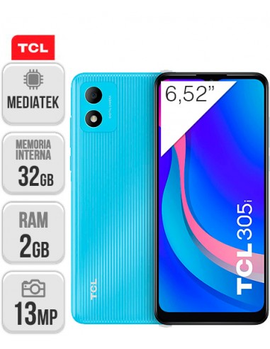 TCL : 305i 6,52" 2/32GB - Azul