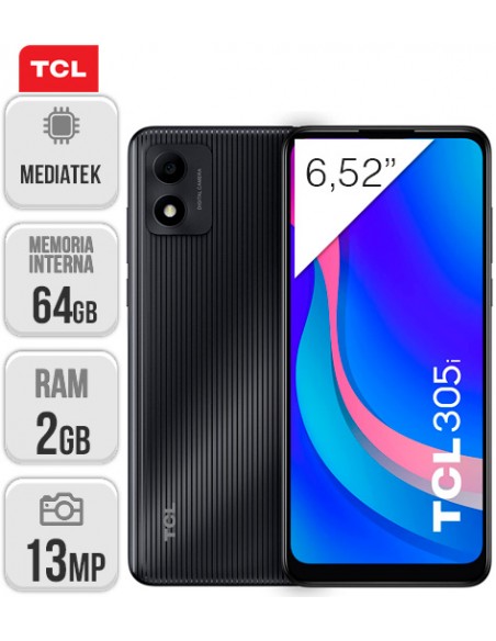 TCL : 305i 6,52" 2/64GB - negro
