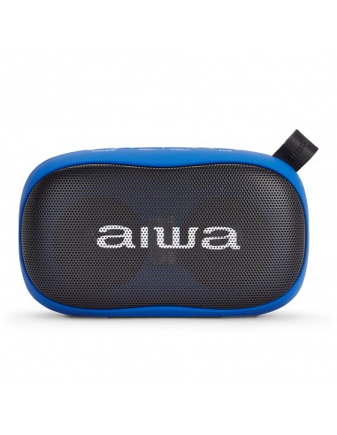Aiwa : BS-110BL altavoz portátil Altavoz portátil estéreo Azul, Negro 5 W