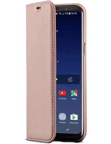 Bikuid : Funda Magnetic Window Cover - Samsung Galaxy S8+ - oro rosa
