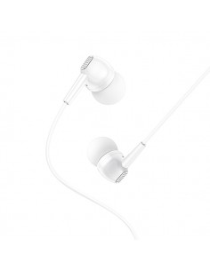 Borofone : Manos libres con cable BM51 - blanco (blíster) 2