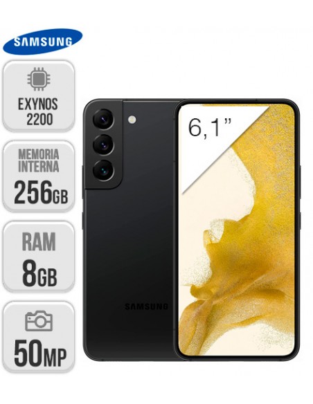 Samsung : S901 Galaxy S22 5G 8/256GB - negro