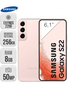 Samsung : S901 Galaxy S22 5G 8/256GB - Rosa