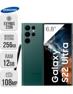 Samsung : S908 Galaxy S22 Ultra 5G 12/256GB - verde