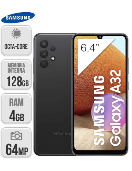 Samsung : A325 Galaxy A32 4G 4/128GB - negro