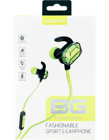 Usams : Manos libres con cable BG Stereo - cyan (blíster)