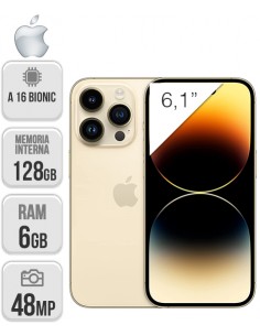 Apple : iPhone 14 Pro 128GB - Oro