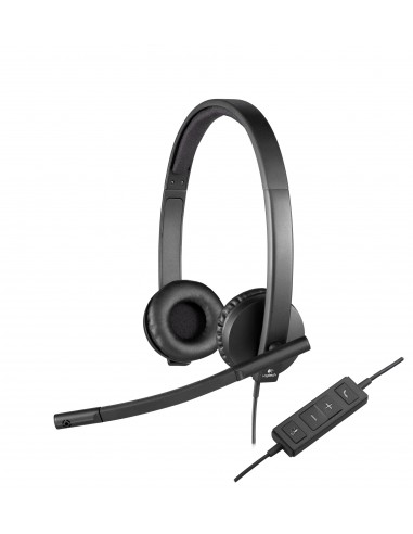 Logitech : H570e Auriculares Alámbrico Diadema Oficina/Centro de llamadas USB tipo A Negro