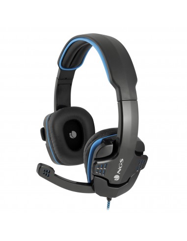 NGS : GHX-505 auricular y casco Auriculares Diadema Negro, Azul