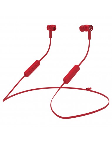 Hiditec : AKEN Auriculares Dentro de oído, Banda para cuello Bluetooth Rojo