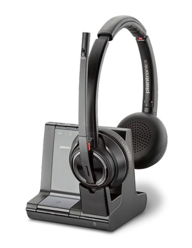 POLY : W8220-M, MSFT Auriculares Inalámbrico Diadema Oficina/Centro de llamadas Bluetooth Negro