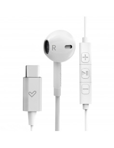 Energy Sistem : Smart 2 Type C Auriculares Dentro de oído Conector de 3,5 mm USB Tipo C Blanco